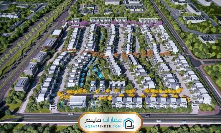 مساحة وتصميم كمبوند ايست شاير التجمع الخامس