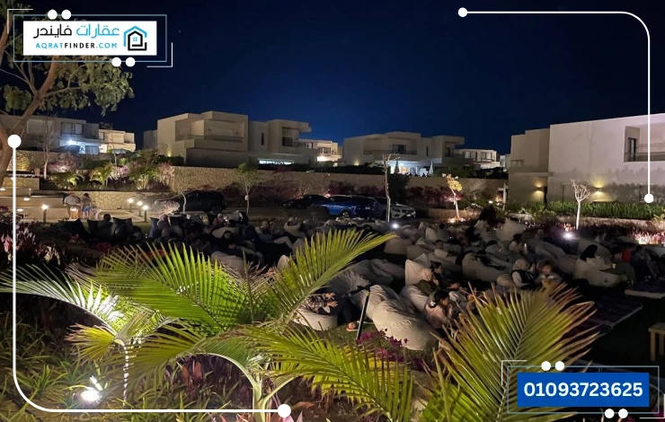 مرافق قرية ازها العين السخنة