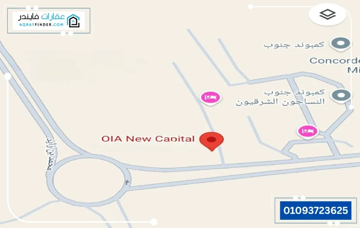 موقع كمبوند اويا العاصمة الإدارية الجديدة