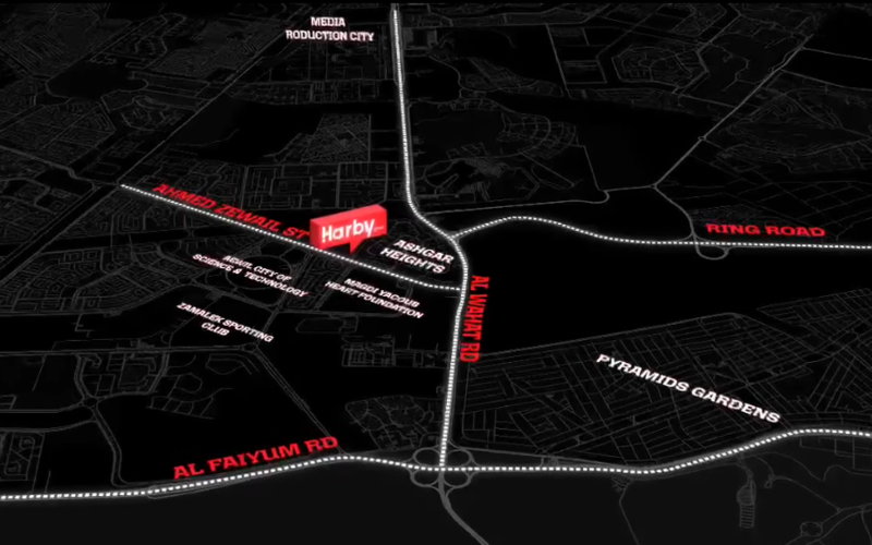 موقع كمبوند سيفين ريزيدنس حدائق أكتوبر